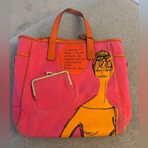 Vintage COACH BAG Madison Ave Tote Purse Limited Edition Unique & Rare (AS IS)